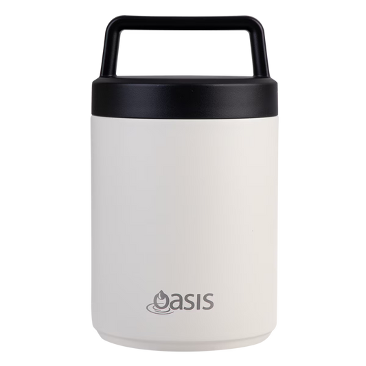 Oasis rozsdamentes ételtermosz kanállal és szósztartóval 480 ml (több színben)