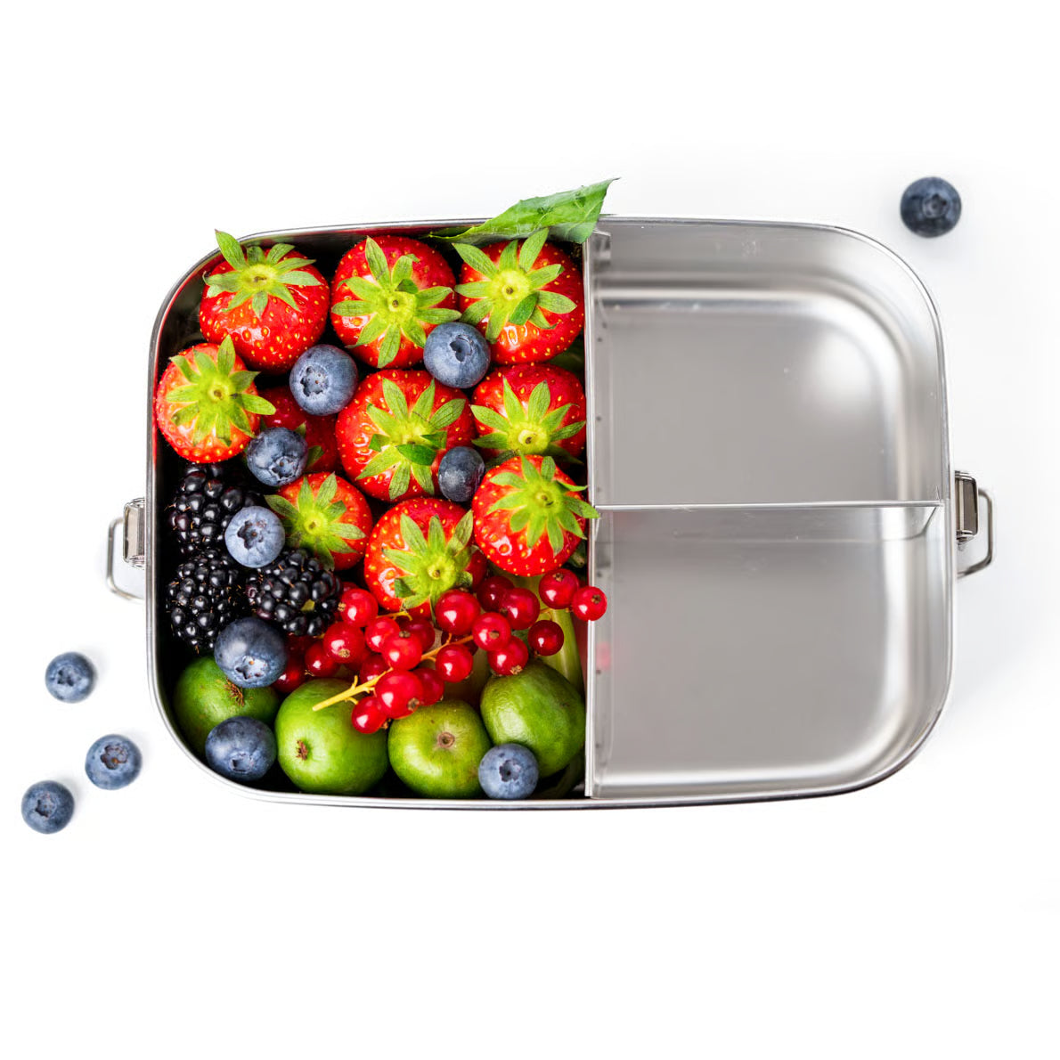 Lekkabox Safe 3 rekeszes 1400 ml - rozsdamentes uzsonnásdoboz