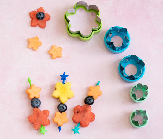 Gyümölcs kiszúró - Virágok (5 db)