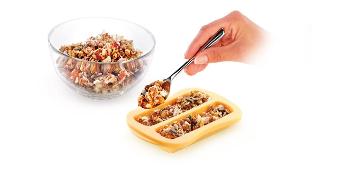 Müzliszelet készítő formák