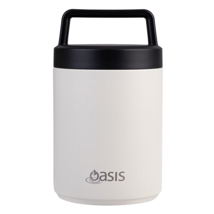 Oasis rozsdamentes ételtermosz kanállal és szósztartóval 480 ml (több színben)