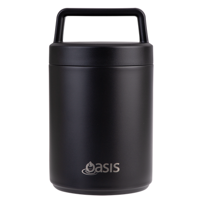 Oasis rozsdamentes ételtermosz kanállal és szósztartóval 480 ml (több színben)