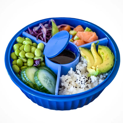 Yumbox salátás doboz - sötétkék