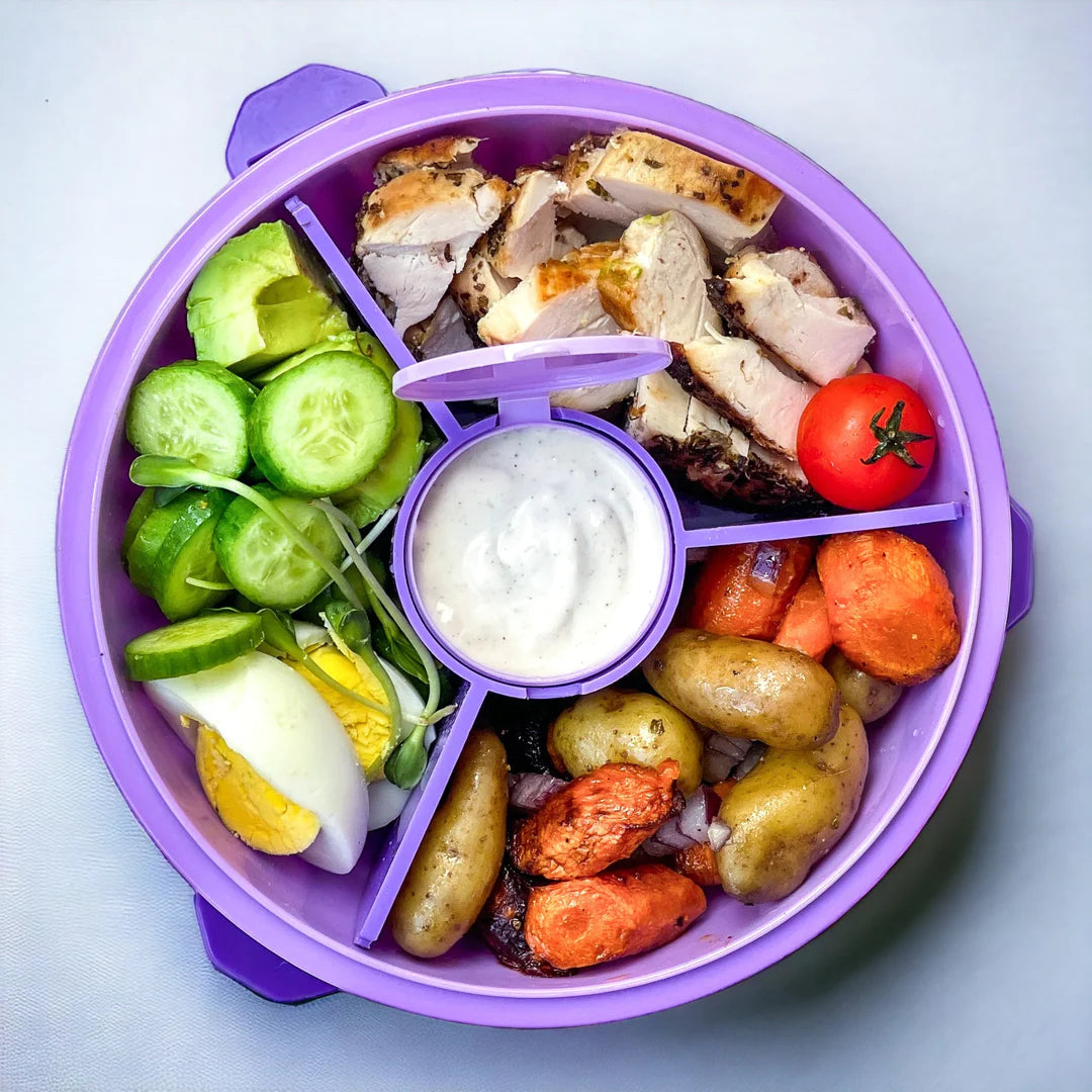 Yumbox salátás doboz - lila