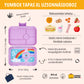 Yumbox Tapas XL Seville Purple / Rainbow (4 rekeszes)