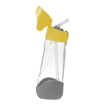 b.box szívószálas tritán kulacs 600 ml – sárga