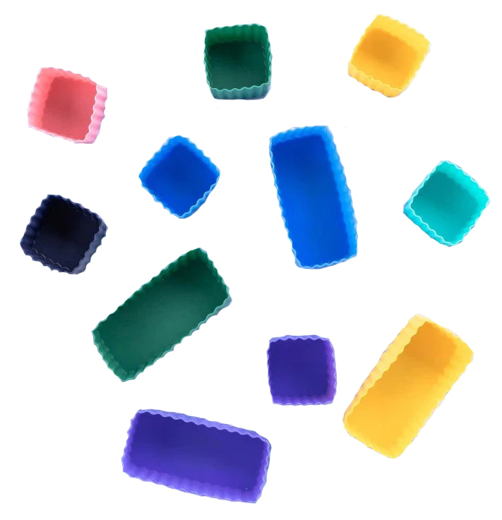 Montii szilikon formák (3 db) - több színben