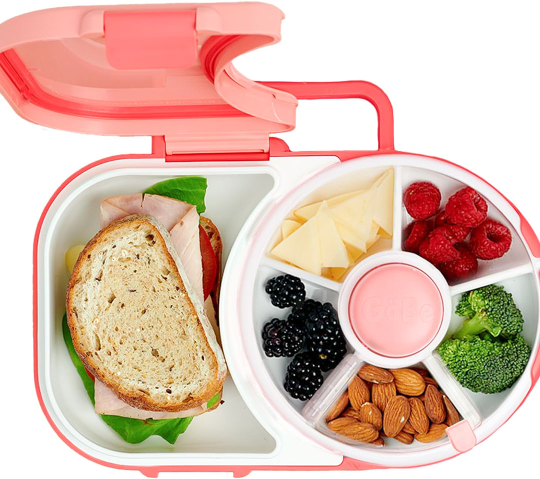 GöBe 2in1 Lunchbox & Snack Spinner (több színben)