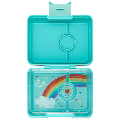 Yumbox Snack Misty Aqua / Rainbow uzsonnásdoboz