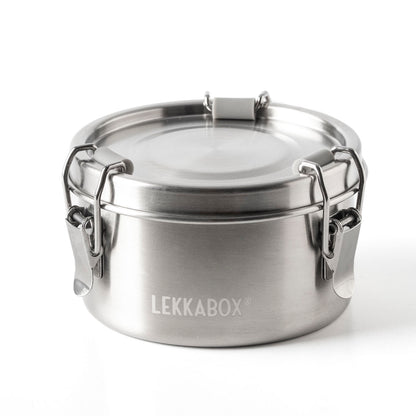 Lekkabox Clipsy - rozsdamentes kerek ételtároló doboz