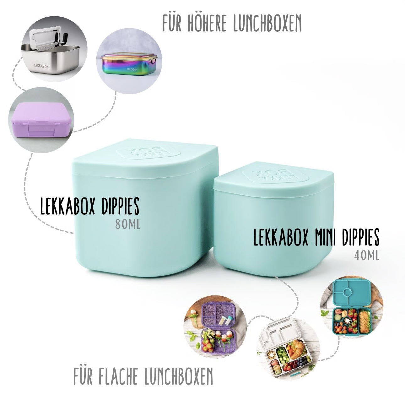 Lekkabox Dippies szilikon tartó