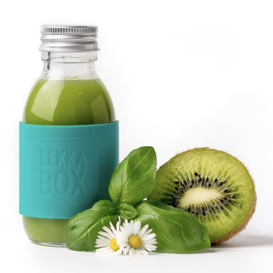 Lekkabox Juicy - Mini üveg szilikon pánttal (100 ml)