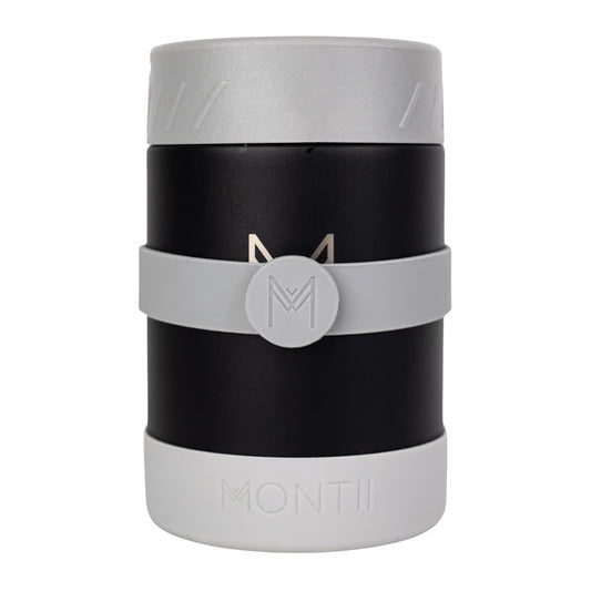 MontiiCo 500 ml ételtermosz - fekete-szürke