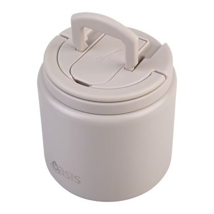 Oasis rozsdamentes acél ételtermosz kanál-villával 700 ml (több színben)