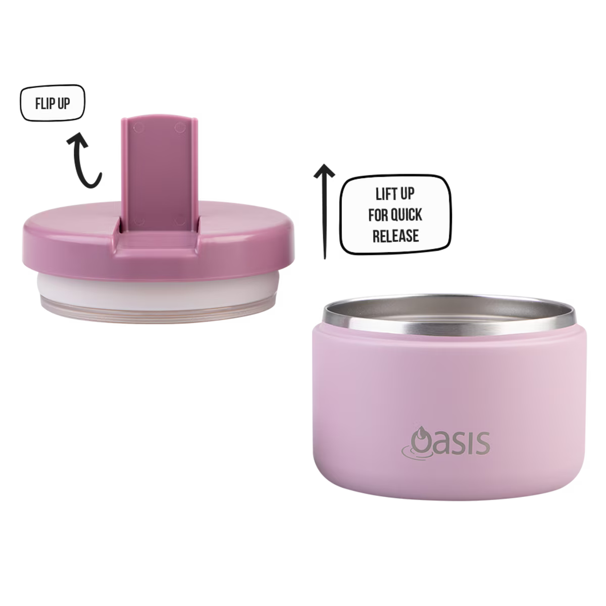 Oasis rozsdamentes ételtermosz 300 ml (több színben)