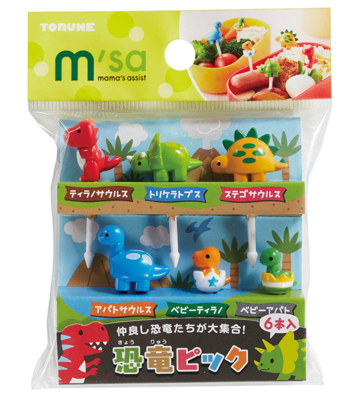 6 db mini nyárs - dinók és dinóbébik